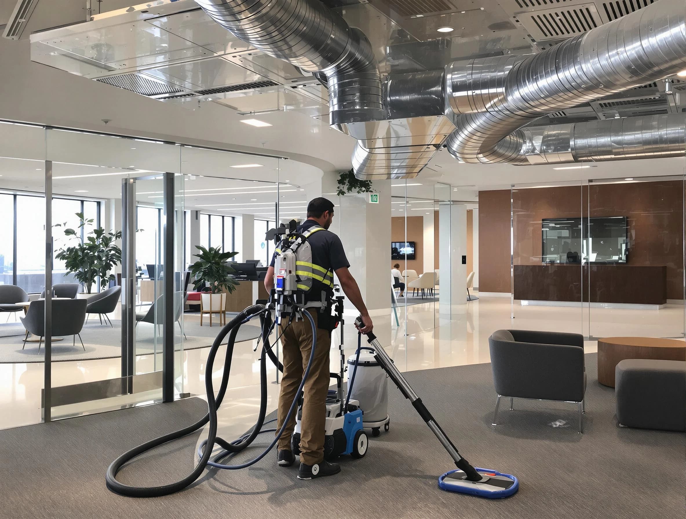 Commercial duct cleaning service by Lithia Springs Air Duct Cleaning in Lithia Springs