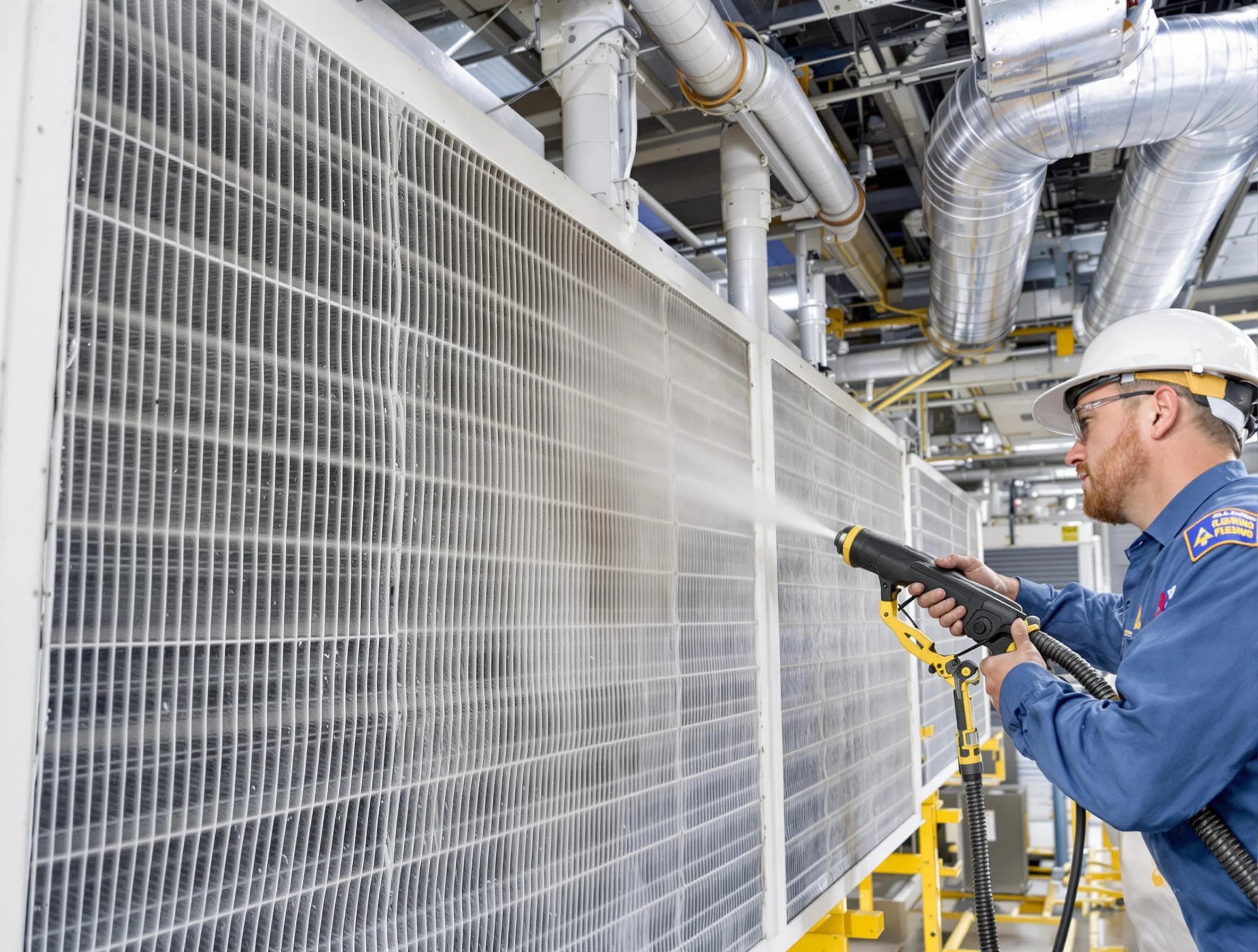 Professional commercial coil cleaning by Lithia Springs Air Duct Cleaning in Lithia Springs