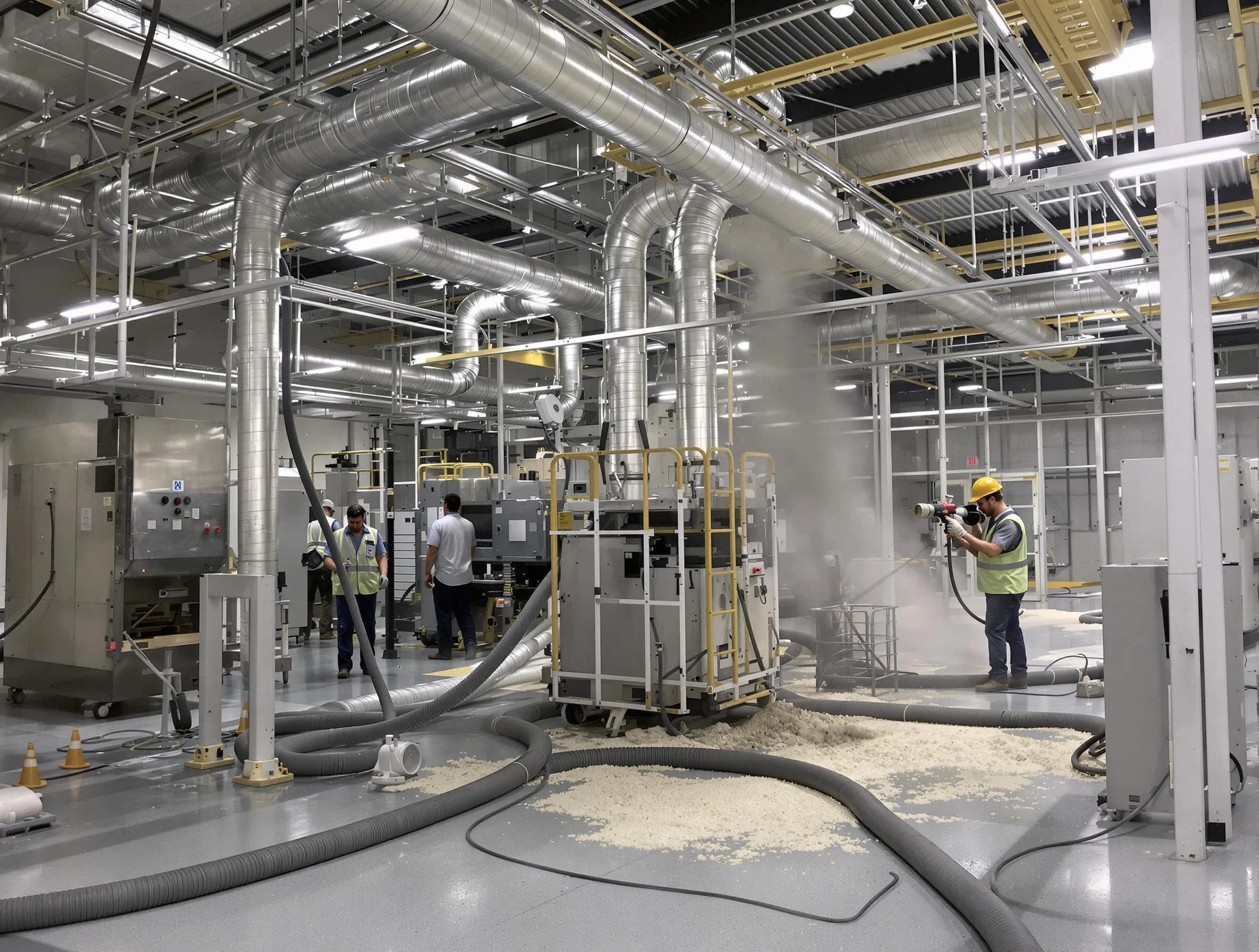 Heavy-duty industrial duct cleaning by Lithia Springs Air Duct Cleaning in Lithia Springs