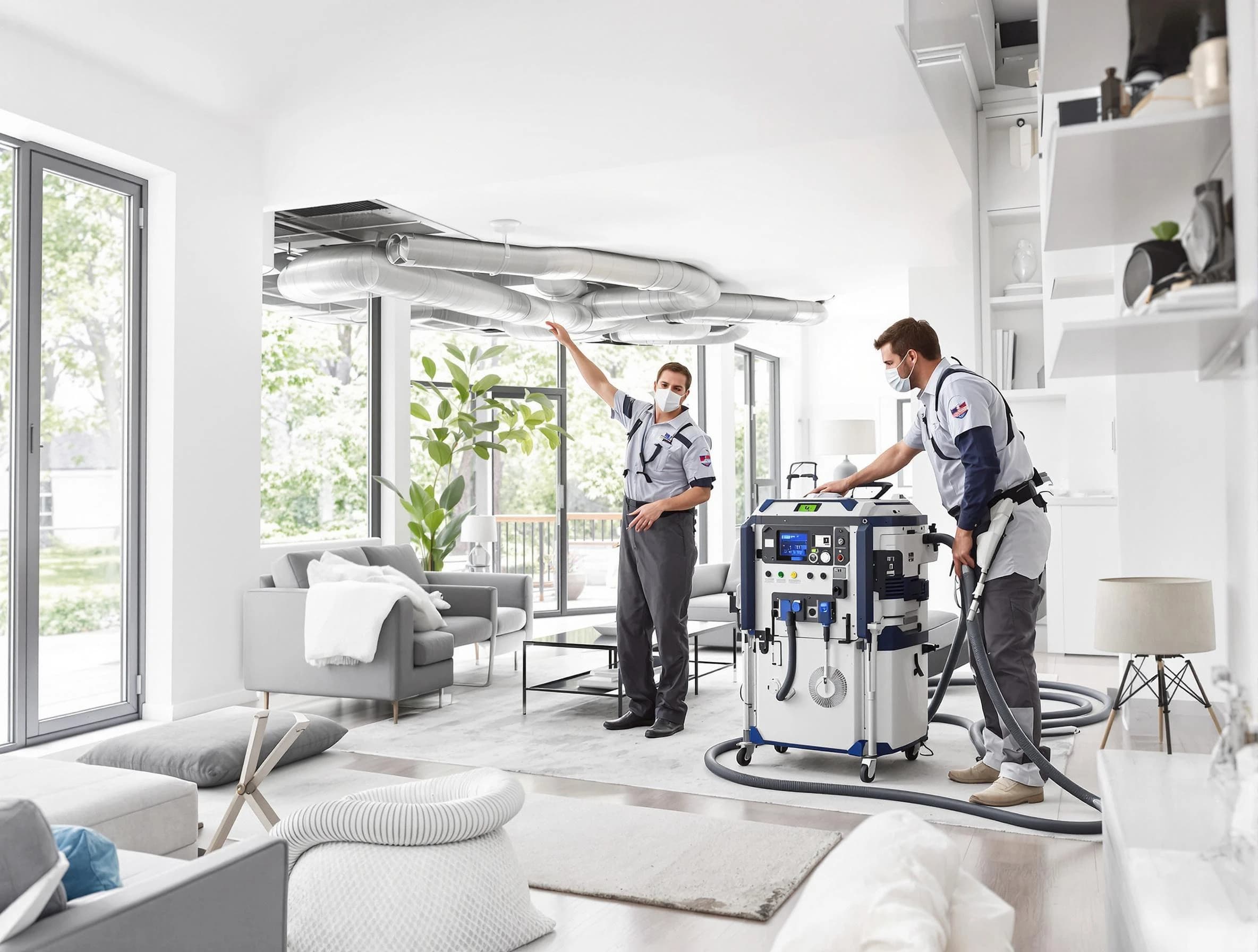 Lithia Springs Air Duct Cleaning professional conducting pure air duct cleaning with state-of-the-art equipment in Lithia Springs